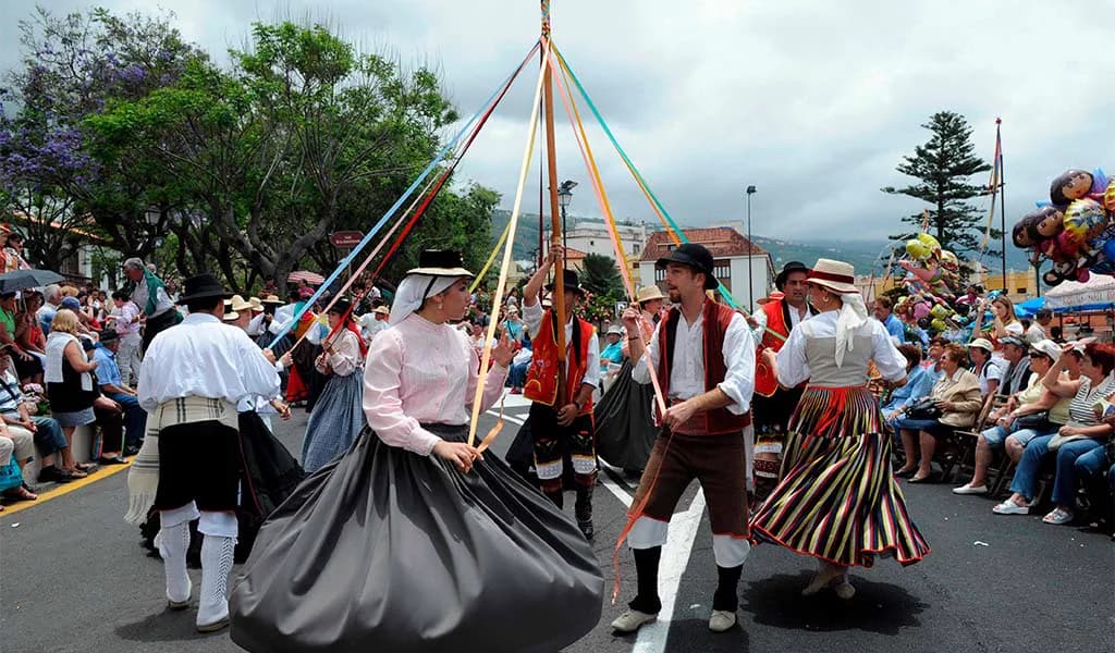 Ambiente de romería canaria
